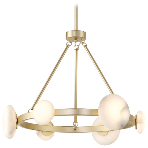 Zill 6-Light Chandelier in Lily Gold by Minka Lavery