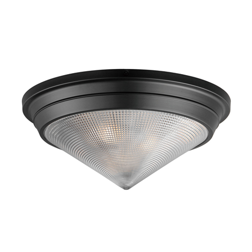 Hargreaves 16.50-Inch Flush Mount in Black by Maxim Lighting