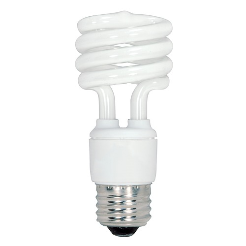 Satco Lighting Compact Fluorescent T2 Light Bulb Medium Base 5000K by Satco Lighting S6237