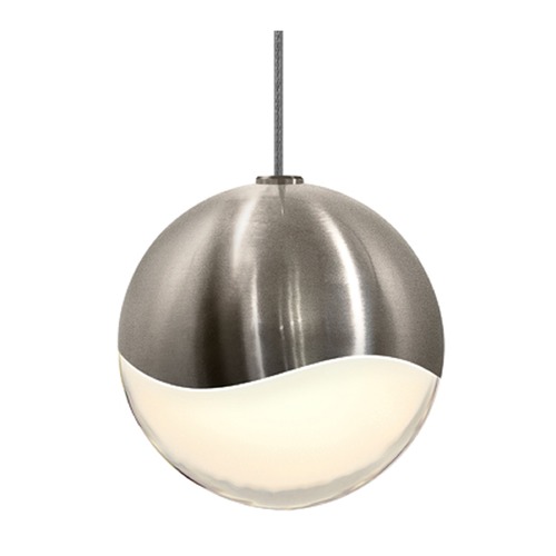 Sonneman Lighting Grapes Satin Nickel Single Light LED Mini Pendant by Sonneman Lighting 2910.13-LRG