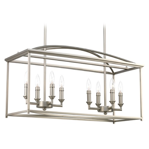 Progress Lighting Piedmont Burnished Silver Pendant by Progress Lighting P400033-126