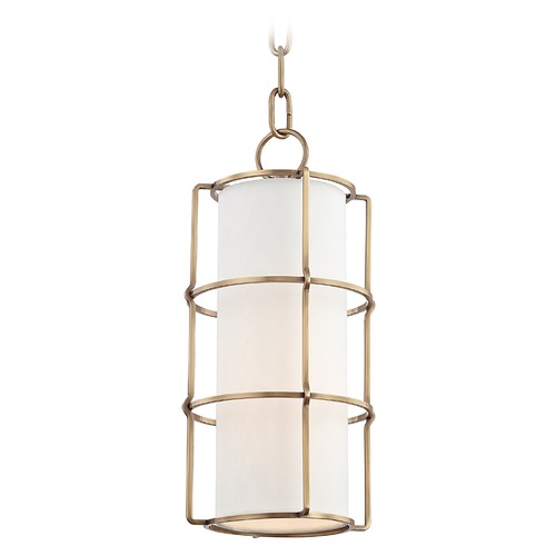 Hudson Valley Lighting Sovereign Aged Brass LED Pendant by Hudson Valley Lighting 1510-AGB