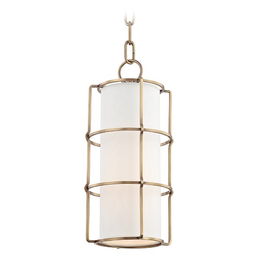 Hudson Valley Lighting Sovereign Aged Brass LED Pendant by Hudson Valley Lighting 1510-AGB