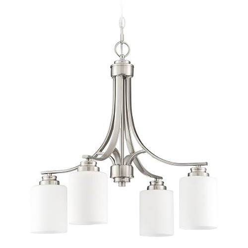 Craftmade Lighting Bolden Brushed Polished Nickel Chandelier by Craftmade Lighting 50524-BNK-WG