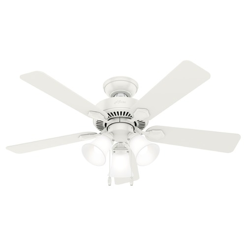 44-Inch Swanson Fan in Fresh White by Hunter Fan Company
