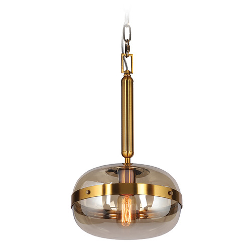 Eurofase Lighting Nottingham 14-Inch Pendant in Antique Brass by Eurofase Lighting 37197-018