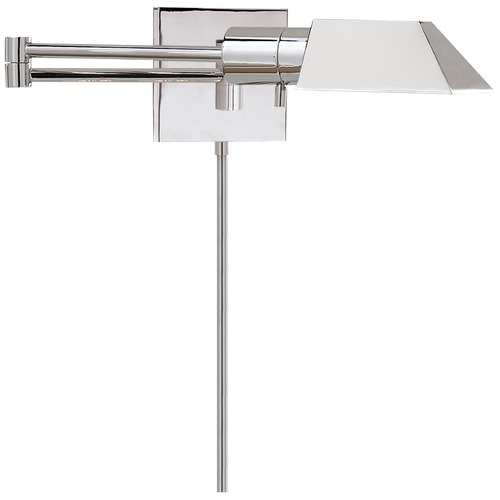 Studio VC Swing Arm Wall Light in Polished Nickel by Visual Comfort Signature