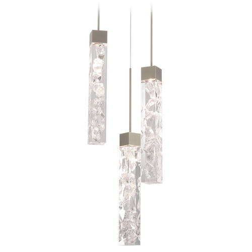 Minx 3-Light LED Pendant in Antique Nickel by Modern Forms