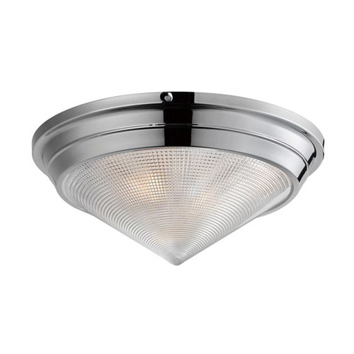 Hargreaves 16.50-Inch Flush Mount in Polished Nickel by Maxim Lighting