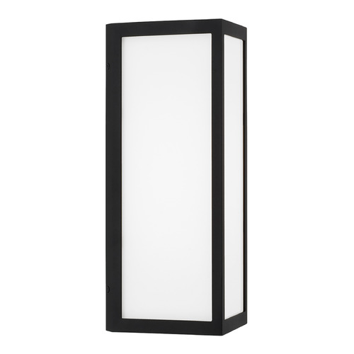 Irvin Small LED Outdoor Wall Light in Black by Capital Lighting