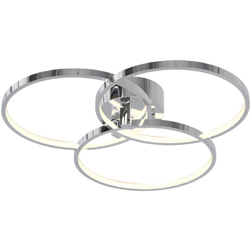 Afx Lighting Orion Polished Chrome LED Semi-Flushmount Light