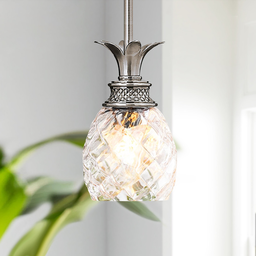 Plantation Mini Pendant in Polished Antique Nickel by Hinkley Lighting