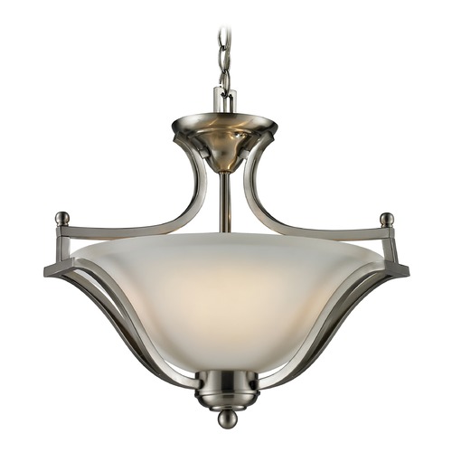 Z-Lite Lagoon Brushed Nickel Pendant by Z-Lite 704SFC-BN