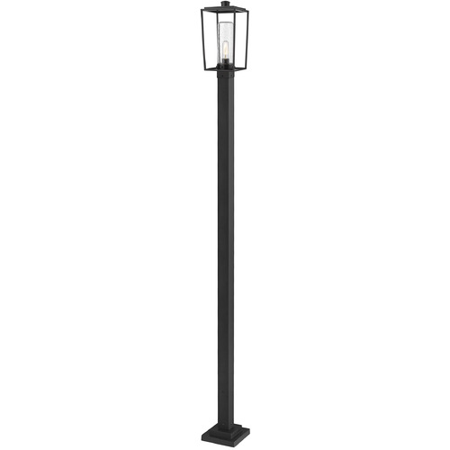 Z-Lite Sheridan Black Post Light by Z-Lite 594PHMS-536P-BK