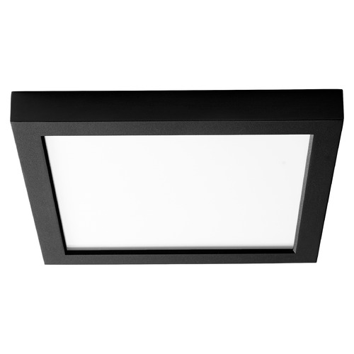 Altair 9-Inch LED Square Flush Mount in Black by Oxygen Lighting