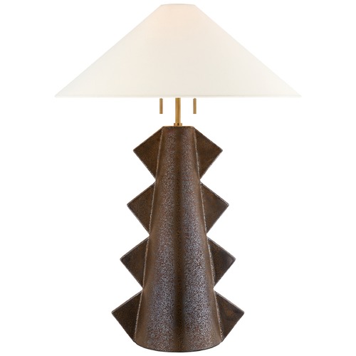 Kelly Wearstler Senso Table Lamp in Crystal Bronze by Visual Comfort Signature