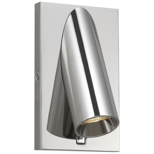Visual Comfort Modern Collection Visual Comfort Modern Collection Sean Lavin Ponte Polished Nickel LED Switched Sconce 700WSPNT5N-LED930