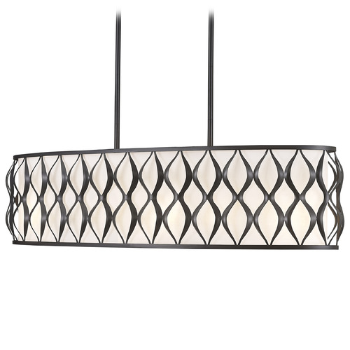 Z-Lite Harden Matte Black Island Light