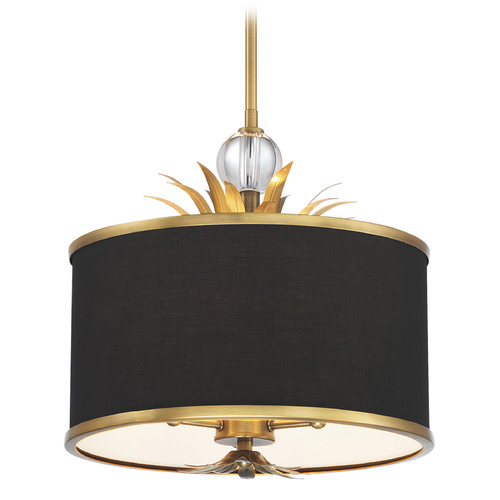 Caprio 3-Light Pendant in Natural Brushed Brass by Minka Lavery