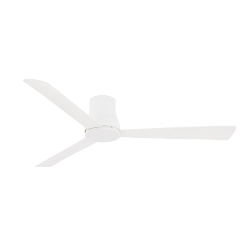 Simple Flush 60-Inch Outdoor Ceiling Fan in Flat White by Minka Aire