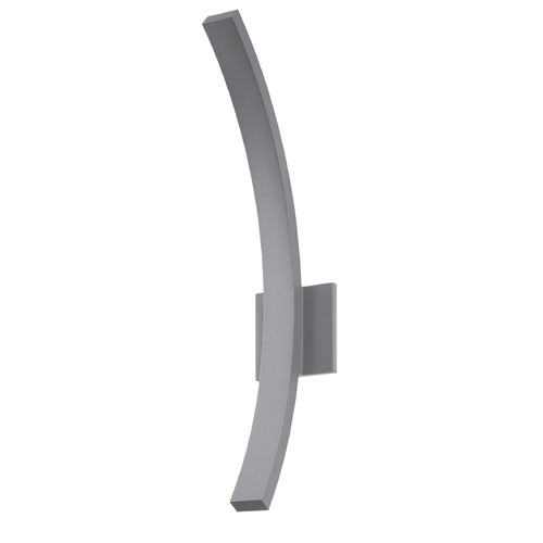 Sonneman Lighting L'Arc Textured Gray LED Outdoor Wall Light by Sonneman Lighting 7245.74-WL