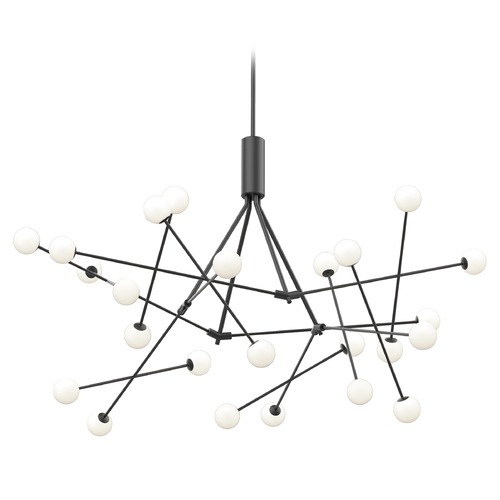 Kuzco Lighting Moto Black LED Chandelier by Kuzco Lighting CH97358-BK