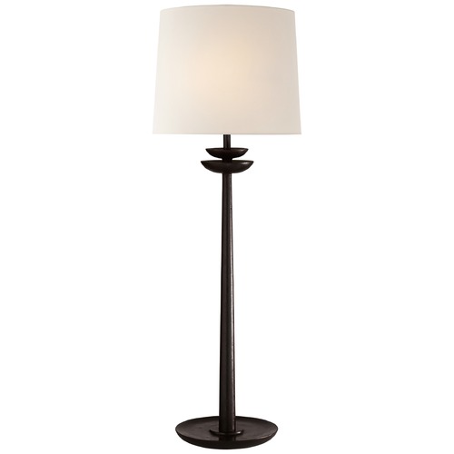 Aerin Beaumont Medium Buffet Lamp in Aged Iron by Visual Comfort Signature