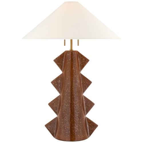 Visual Comfort Signature Collection Kelly Wearstler Senso Table Lamp in Autumn Copper by Visual Comfort Signature KW3681ACOL