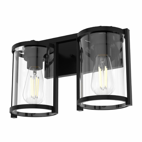 Hunter Fan Company Astwood Matte Black Bathroom Light