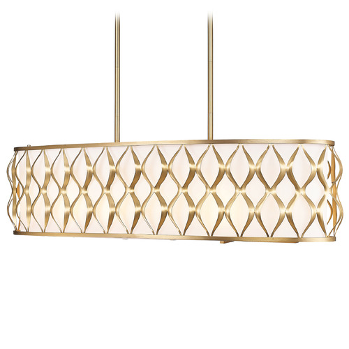 Z-Lite Harden Modern Gold Island Light