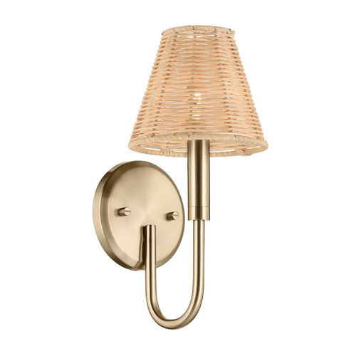 Bekah Wall Sconce in Champagne Bronze by Kichler Lighting
