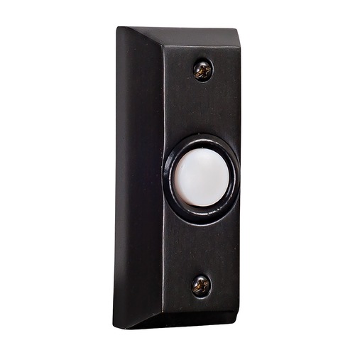 Craftmade Lighting Builder Surface Mount LED Doorbell Button in Bronze by Craftmade Lighting BS8-BZ