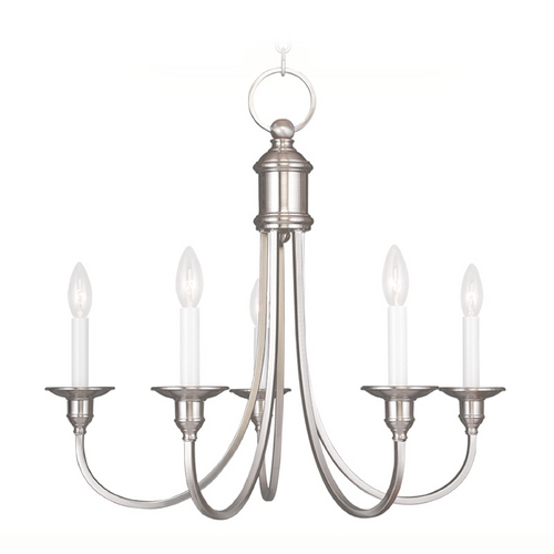 Livex Lighting Livex Lighting Cranford Brushed Nickel Chandelier 5145-91