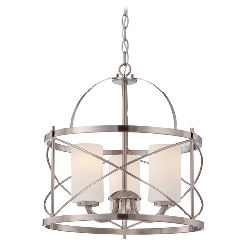 Ginger Brushed Nickel Pendant by Nuvo Lighting