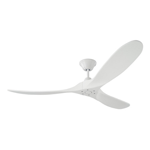 Maverick 60-Inch Fan in White by Visual Comfort & Co Fan Collection