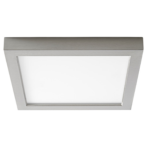 Oxygen Altair 9-Inch LED Square Flush Mount in Nickel by Oxygen Lighting 3-334-24