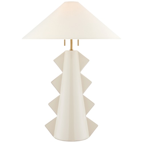 Kelly Wearstler Senso Table Lamp in Ivory by Visual Comfort Signature