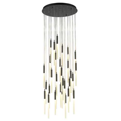 Avenue Lighting Main St. 31-Light Matte Black LED Multi-Light Pendant by Avenue Lighting HF2031-FR-BK