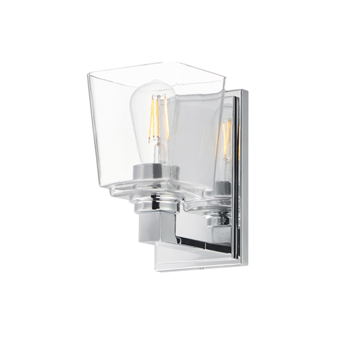 Cubos 8.25-Inch Wall Sconce in Polished Chrome by Maxim Lighting