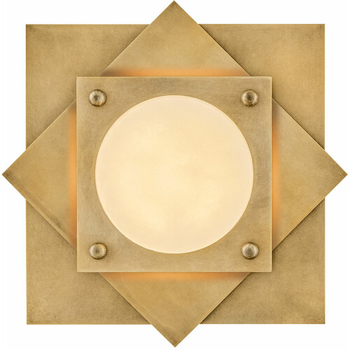Claude 15.50-Inch LED Wall Sconce in Heritage Brass by Fredrick Ramond