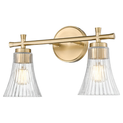 Z-Lite Z-Lite Belle Modern Gold Bathroom Light 7519-2V-MGLD