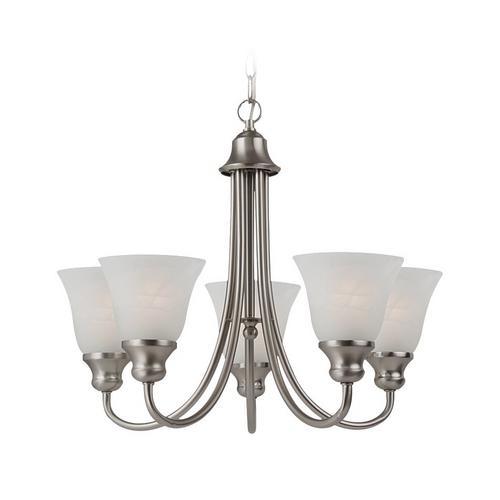 Generation Lighting Windgate 5-Light Chandelier in Brushed Nickel by Generation Lighting 35940-962