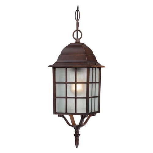 Outdoor Hanging Light in Rustic Bronze by Nuvo Lighting