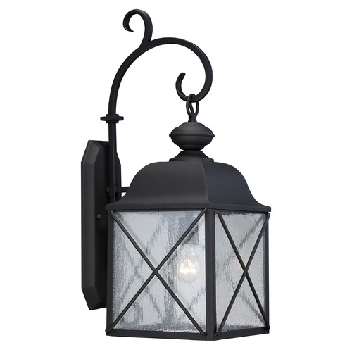 Wingate Textured Black Outdoor Wall Light by Nuvo Lighting
