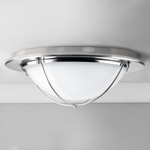 Progress Lighting Portal LED Brushed Nickel LED Flush Mount by Progress Lighting P3658-0930K9