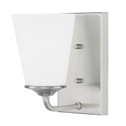 HomePlace by Capital Lighting Braylon 8-Inch Wall Sconce in Brushed Nickel by HomePlace by Capital Lighting 614111BN-331