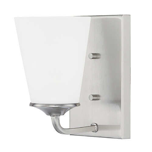 Braylon 8-Inch Wall Sconce in Brushed Nickel by HomePlace by Capital Lighting
