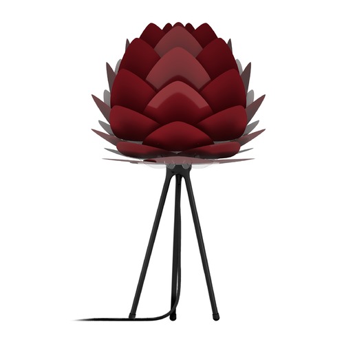 UMAGE UMAGE Black Table Lamp with Ruby Metal Shade 2136_4024