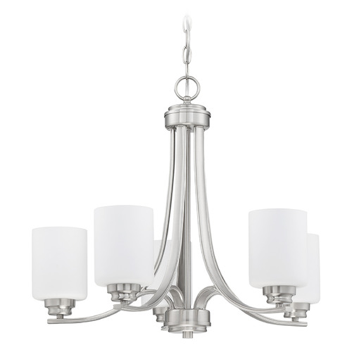 Craftmade Lighting Bolden Brushed Polished Nickel Chandelier by Craftmade Lighting 50525-BNK-WG