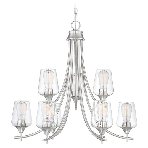 Savoy House Octave 30-Inch Chandelier in Satin Nickel by Savoy House 1-4033-9-SN